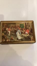 Blikken doos Breughel 20 op 30 antiek vintage, Verzamelen, Ophalen of Verzenden, Gebruikt