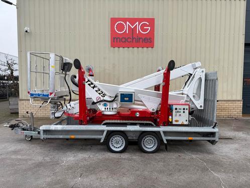 2015 Palazzani TZX225, Spin hoogwerker, 22,5 meter, Zakelijke goederen, Machines en Bouw | Liften, Steigers en Ladders