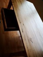 tafel ....met schuif in massief hout, Huis en Inrichting, Tafels | Eettafels, Ophalen, Gebruikt
