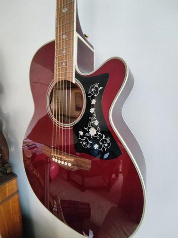 Takamine Cherry Red, Musique & Instruments, Instruments à corde | Guitares | Acoustiques, Enlèvement