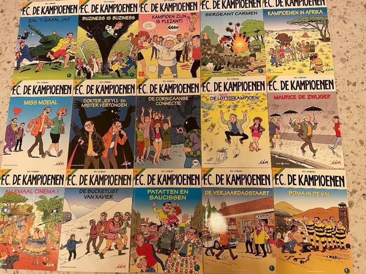 F.c de kampioenen strips, specials en omnibussen, Boeken, Stripverhalen, Zo goed als nieuw, Meerdere stripboeken, Ophalen