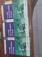 Le code pour l étudiant  en droit, Livres, Livres d'étude & Cours, Enlèvement, Comme neuf