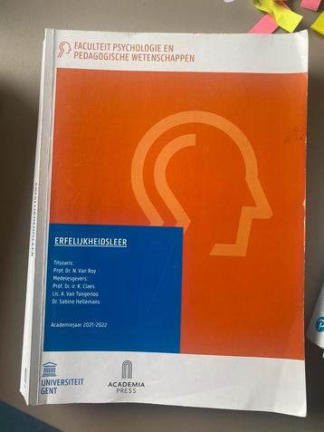syllabus Erfelijkheidsleer Ugent, Enlèvement, Comme neuf