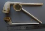 Lot de pipes blanches terre cuite Non Sculpées Neuves  1950, Antiquités & Art, Enlèvement ou Envoi
