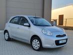 Nissan Micra 2012 1.2 Benzine/Navi/Airco Digital/Zeer proper, Te koop, Zilver of Grijs, Berline, 1200 cc