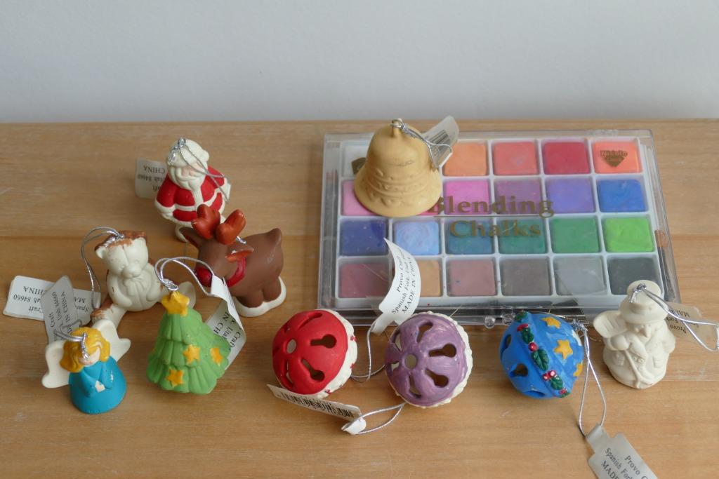 Décoration de Noël, pendentifs en pierre, artisanat d'arbre, Divers, Noël, Utilisé, Enlèvement ou Envoi