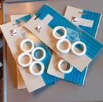 30 anneaux en pvc blanc neuf  pour tringle à rideau, Enlèvement ou Envoi, Comme neuf