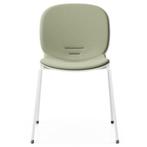 Stoel, lichtgroene bekleding, wit framen 1stuk, Ophalen, Nieuw, Eén, Wit
