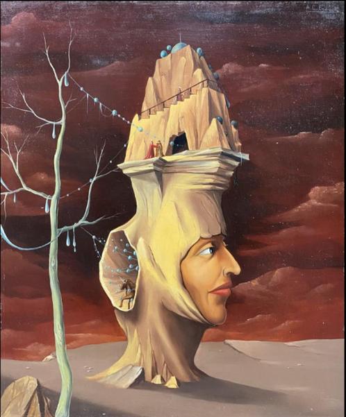 Huile sur panneau Le prisonnier signe Carl prevot, Antiek en Kunst, Kunst | Schilderijen | Klassiek, Ophalen of Verzenden