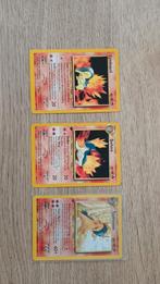 Set van 3 Pokemonkaarten Typhlosion, quilava, cyndaquil, Enlèvement ou Envoi