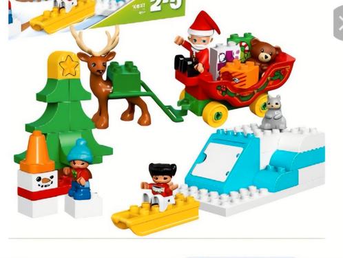 Duplo wintervakantie kerstman 10837, Kinderen en Baby's, Speelgoed | Duplo en Lego, Gebruikt, Duplo, Complete set, Ophalen of Verzenden