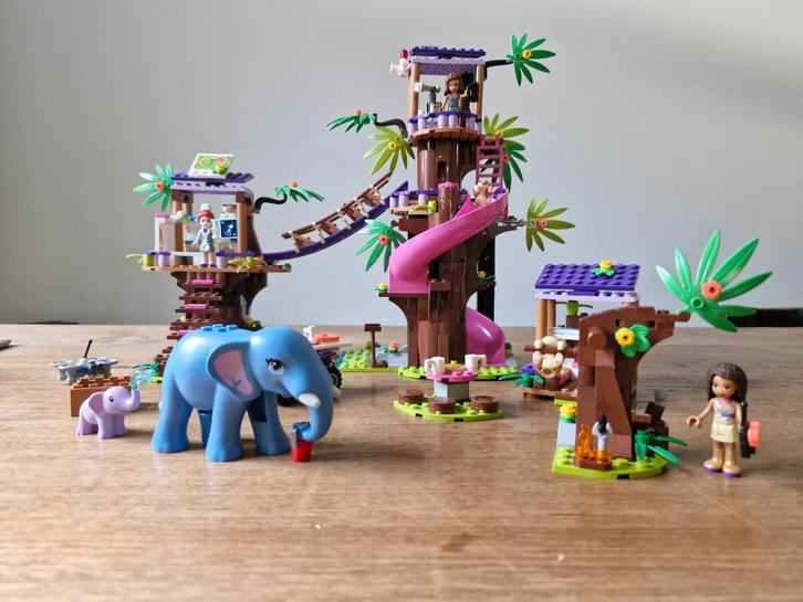 Lego friends Jungle reddingsbasis (41424), Kinderen en Baby's, Speelgoed | Duplo en Lego, Zo goed als nieuw, Lego, Complete set