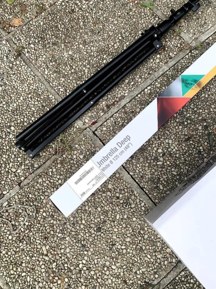 Elinchrom Paraplu Deep en flits, Audio, Tv en Foto, Foto | Flitsers, Ophalen of Verzenden