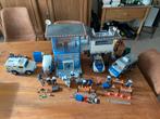 Mooi lot van Playmobil-politieagent met politiebureau, Gebruikt