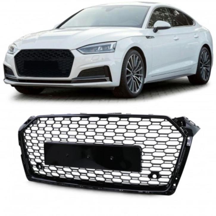 Nieuwe voorgrille voor Audi A5 Look RS5 volledig zwart, Auto diversen, Tuning en Styling, Ophalen