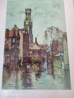 Jan Korthals, Brugge zeefdruk, Enlèvement