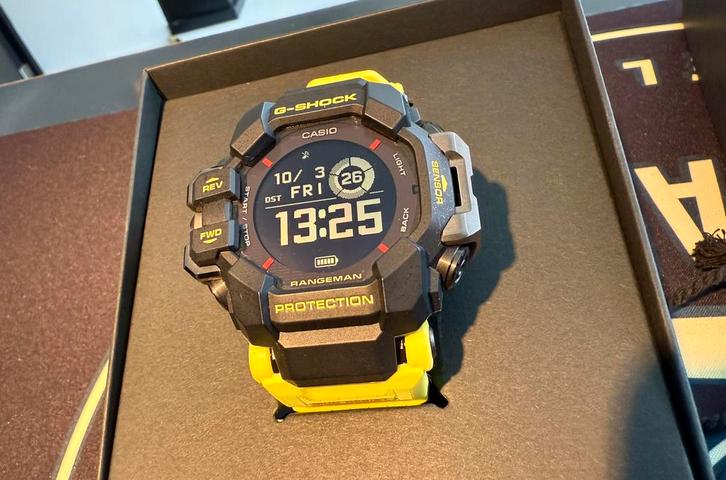 Casio G-Shock H1000RY-1A9ER Rangeman, Handtassen en Accessoires, Sporthorloges, Zo goed als nieuw, Conditie, Ophalen