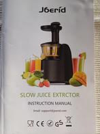 Slowjuicer JOERID - extracteur de jus, Enlèvement ou Envoi, Comme neuf, Électrique