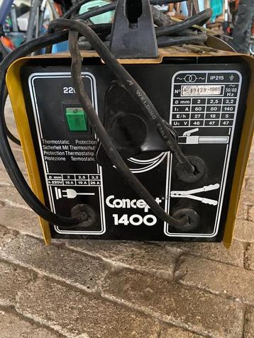 elektrode laspost concept 1400 beschikbaar voor biedingen