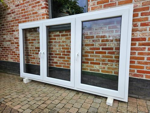 Prachtig Lot Pvc Ramen Deceuninck, Doe-het-zelf en Bouw, Glas en Ramen, Zo goed als nieuw, Gevelraam of Ruit, Dubbelglas, Ophalen