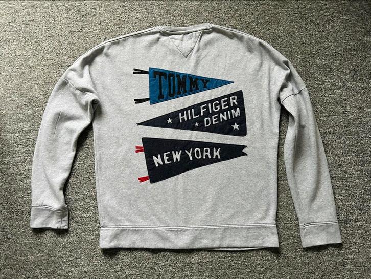 Pull Tommy Hilfiger denim NEUF, Kleding | Heren, Truien en Vesten, Grijs, Ophalen of Verzenden