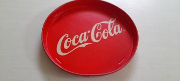 Vintage Coca Cola dienblad met oud logo