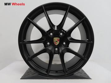 Originele Porsche Boxster Cayman 20 inch velgen satin zwart