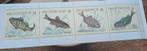 4 Séries de  timbres,  les poissons, Enlèvement
