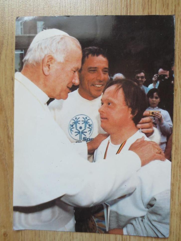 Paus Johannes Paulus II, Verzamelen, Foto's en Prenten, Gebruikt, Foto, Overige onderwerpen, 1980 tot heden, Ophalen of Verzenden