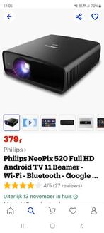 Philips beamer + scherm, Ophalen, Zo goed als nieuw