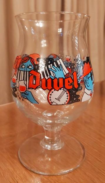 Diable et lézard scintillant, Enlèvement ou Envoi, Comme neuf, Verre ou Verres, Duvel
