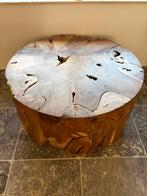 TEAK salontafel + TEAK decoratie apen, Huis en Inrichting, Tafels | Salontafels, Ophalen, Zo goed als nieuw