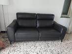 Fauteuil électrique en cuir chocolat - Poltrone e Sofa, 200 à 250 cm, Banc droit, Comme neuf, Enlèvement