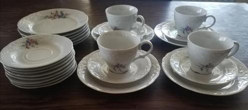 Menuet-koffieservice voor 8 personen, Antiek en Kunst, Antiek | Servies compleet, Ophalen of Verzenden