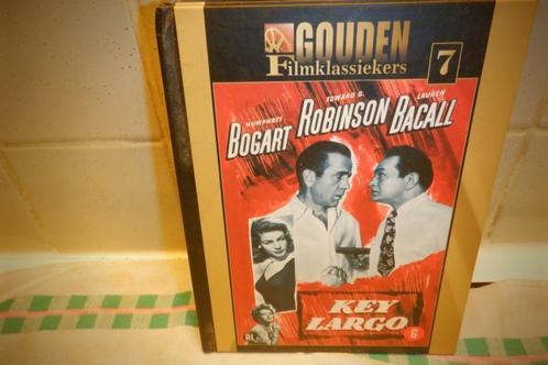 DVD + Boekje Key Largo(Humphrey Bogart,Edward G. Robinson ,, Cd's en Dvd's, Dvd's | Thrillers en Misdaad, Zo goed als nieuw, Maffia en Misdaad