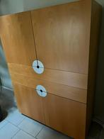 Kast in beukenhout, Huis en Inrichting, Kasten | Kleerkasten, Ophalen, Gebruikt, 100 tot 150 cm, Design