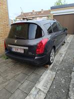 Peugeot 308sw 7pl 2008, 1,6d 110ch, cuire, roule toujours., Auto's, Voorwielaandrijving, Zwart, 4 cilinders, 7 zetels