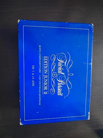 Trivial Pursuit Éditions junior 2 boîte complémentaire  beschikbaar voor biedingen