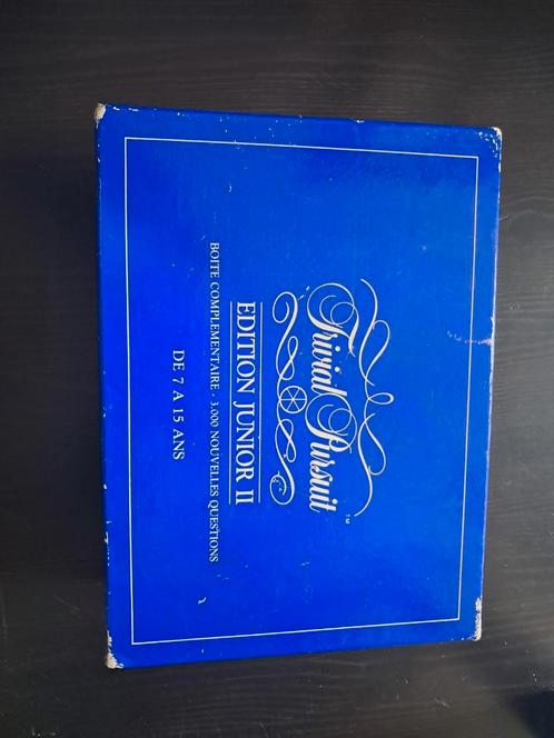 Trivial Pursuit Éditions junior 2 boîte complémentaire, Hobby en Vrije tijd, Gezelschapsspellen | Bordspellen, Gebruikt, Ophalen of Verzenden