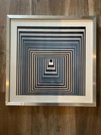 Viktor Vasarely (1906-1997) - "Vonal KSZ", Antiek en Kunst, Kunst | Litho's en Zeefdrukken, Ophalen of Verzenden