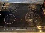 Siemens vitrokeramische kookplaat 72 cm, Elektronische apparatuur, Kookplaten, Ophalen, Gebruikt, Inbouw, 4 kookzones