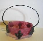 Antieke Lorraine fruitschaal, pate de verre ca 1920, Antiek en Kunst, Verzenden