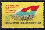 Vietcong 1967 - Yvert 21 - Nationaal vrijheidsfront (ZG), Timbres & Monnaies, Timbres | Asie, Envoi, Non oblitéré