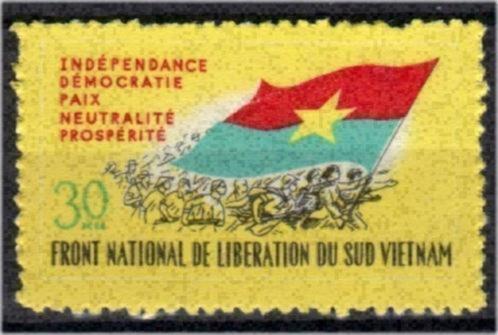 Vietcong 1967 - Yvert 21 - Nationaal vrijheidsfront (ZG), Timbres & Monnaies, Timbres | Asie, Non oblitéré, Envoi