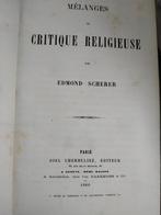 Mélanges de critique religieuse, Ophalen