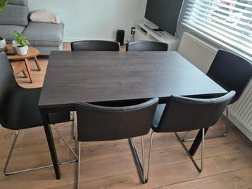 Houten uitschuifbare eettafel, Huis en Inrichting, Ophalen