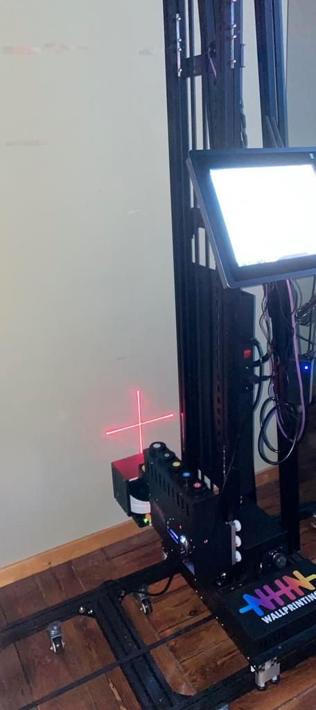 Professionele Verticale UV Muurprinter, Computers en Software, Printers, Zo goed als nieuw, All-in-one, Overige technieken, Kleur printen