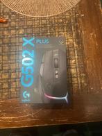 Logitech g502 x plus gaming muis met muismat, Computers en Software, Muizen, Muis, Logitech G, Gaming muis, Ophalen of Verzenden