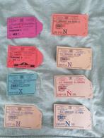 8 billets pour les matches européens du RSCA Anderlecht 1982, Collections, Enlèvement ou Envoi