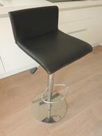 7 zwarte barkrukken - Goede staat - Apart te koop, Huis en Inrichting, Barkrukken, 5 krukken of meer, Ophalen, Gebruikt